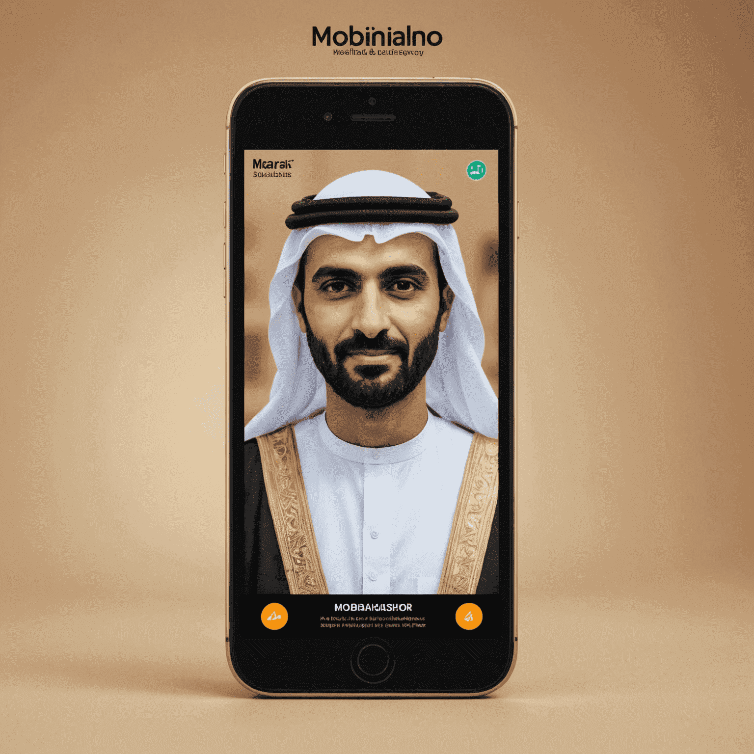 شعار موبيناهو - شركة حلول الجوال في الإمارات العربية المتحدة